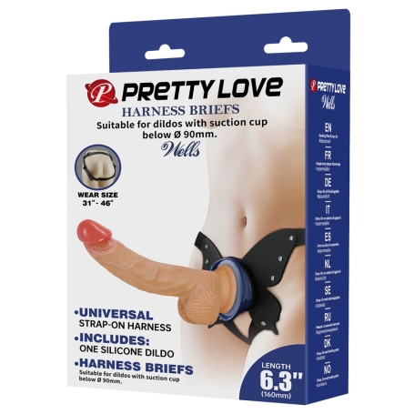 Поясной страпон Pretty Love Wells