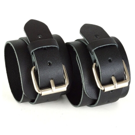 Черные наручники Sitabella IDEAL