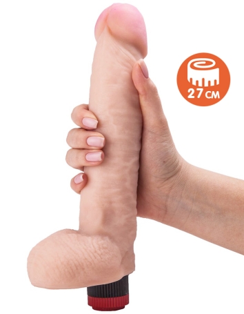 Большой фаллос-вибратор Lovetoy